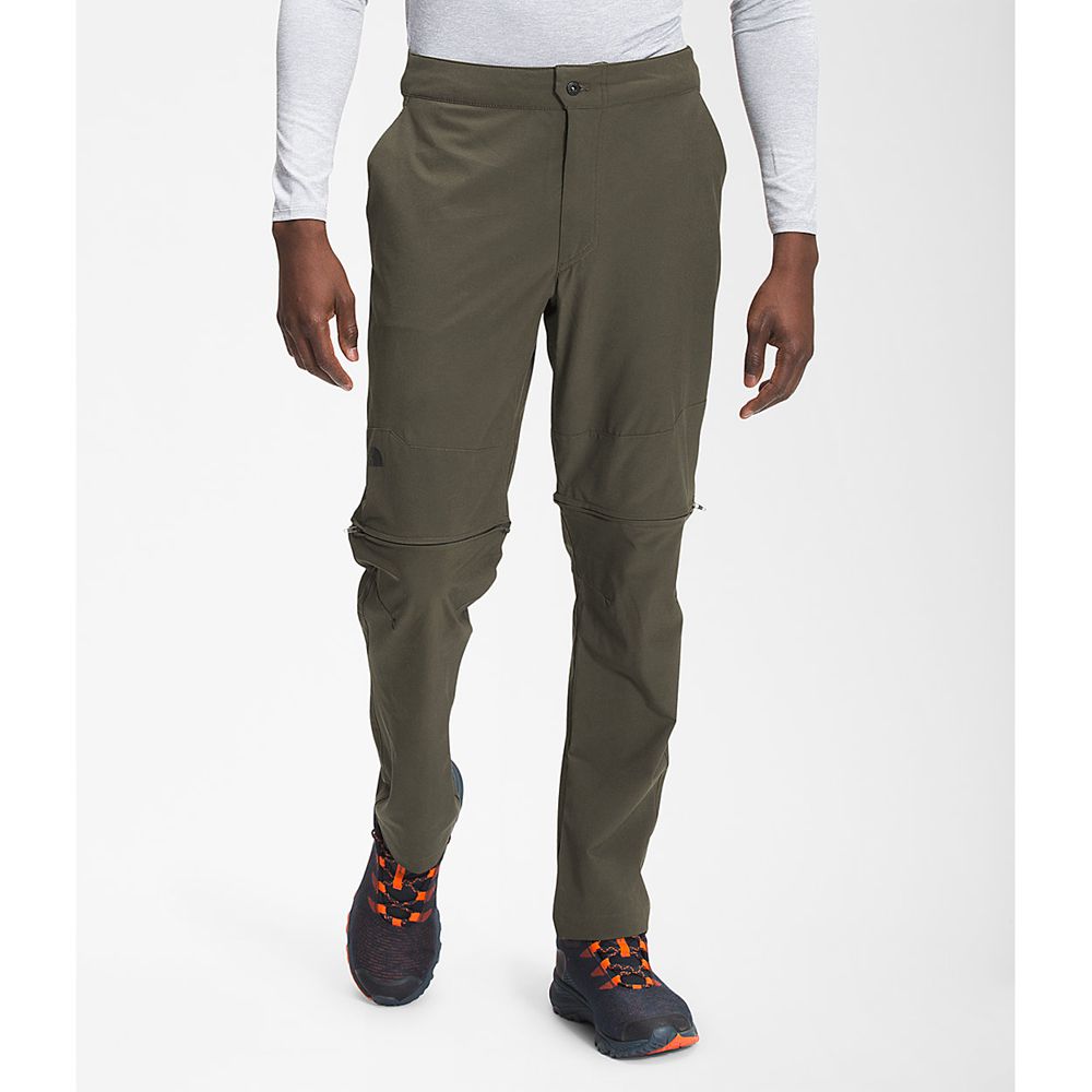 The North Face Pants Mens Australia - The North Face Paramount Active Convertible Green Flashdry (RT